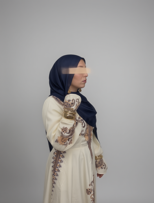 Qiyam Blue Modal Set