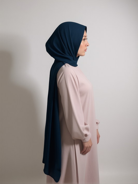 Midnight Green Chiffon Hijab