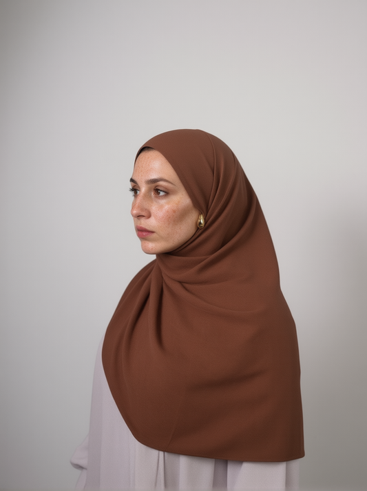 Mahogany Chiffon Hijab