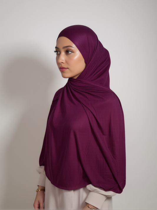 Mulberry Bamboo Jersey Hijab