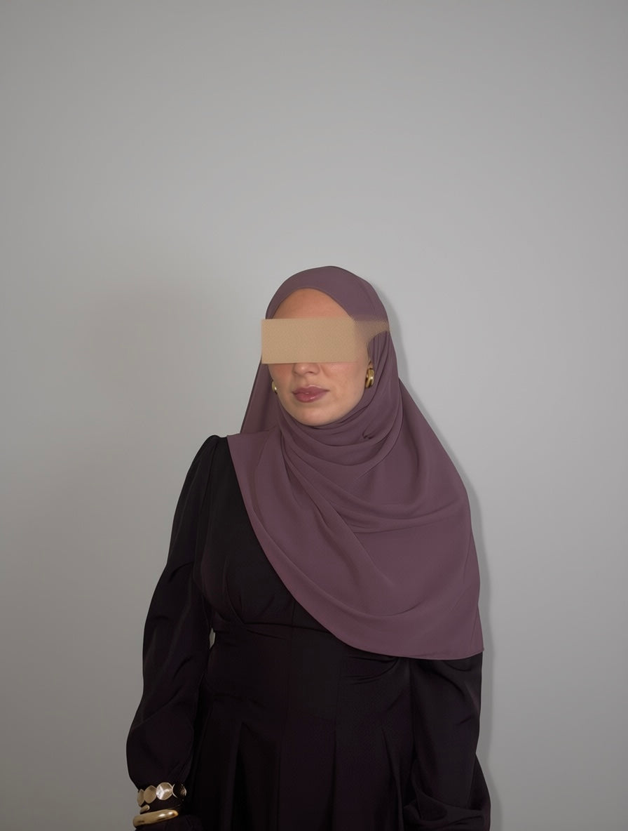 Fig Bloom Premium Chiffon Hijab