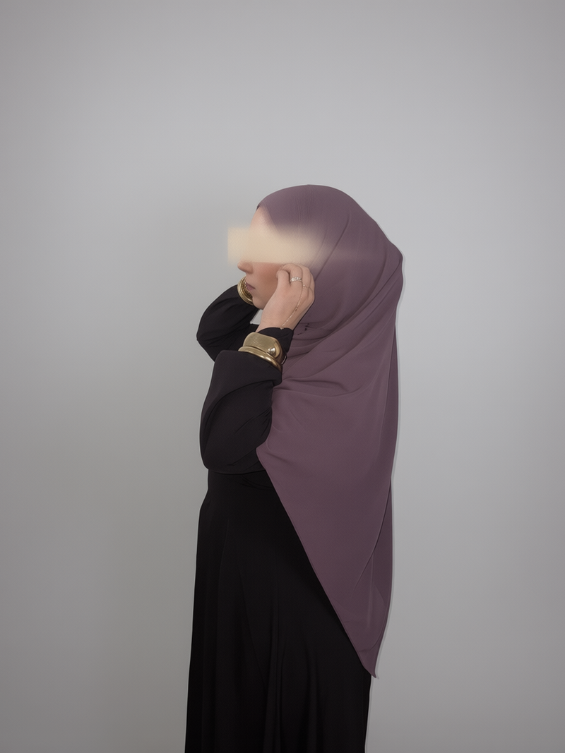 Fig Bloom Premium Chiffon Hijab