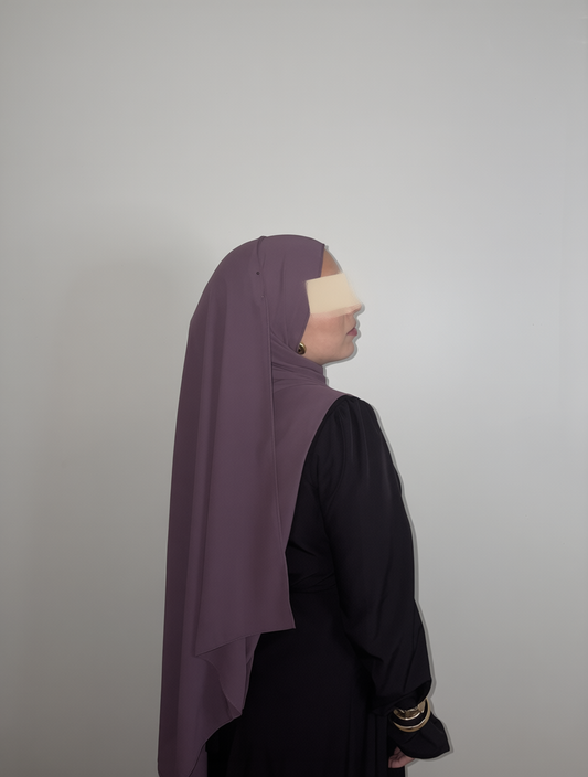 Fig Bloom Chiffon Hijab