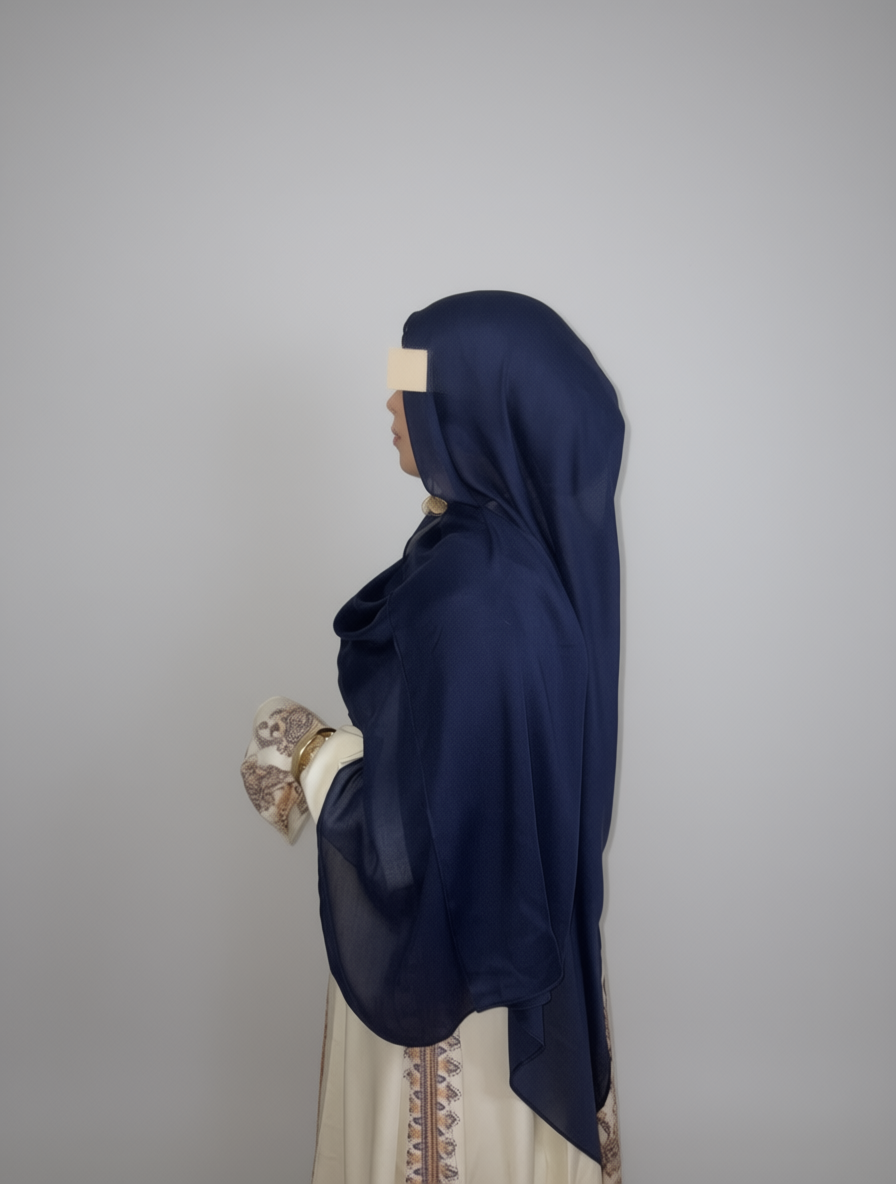 Qiyam Blue Modal Set