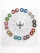 Sequin Flower hijab pins - Pack of 20