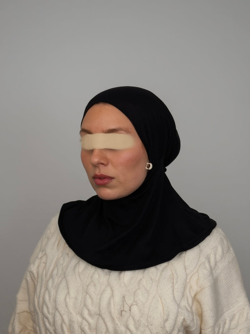 Bamboo Jersey Tie-Back Silhouette Cap