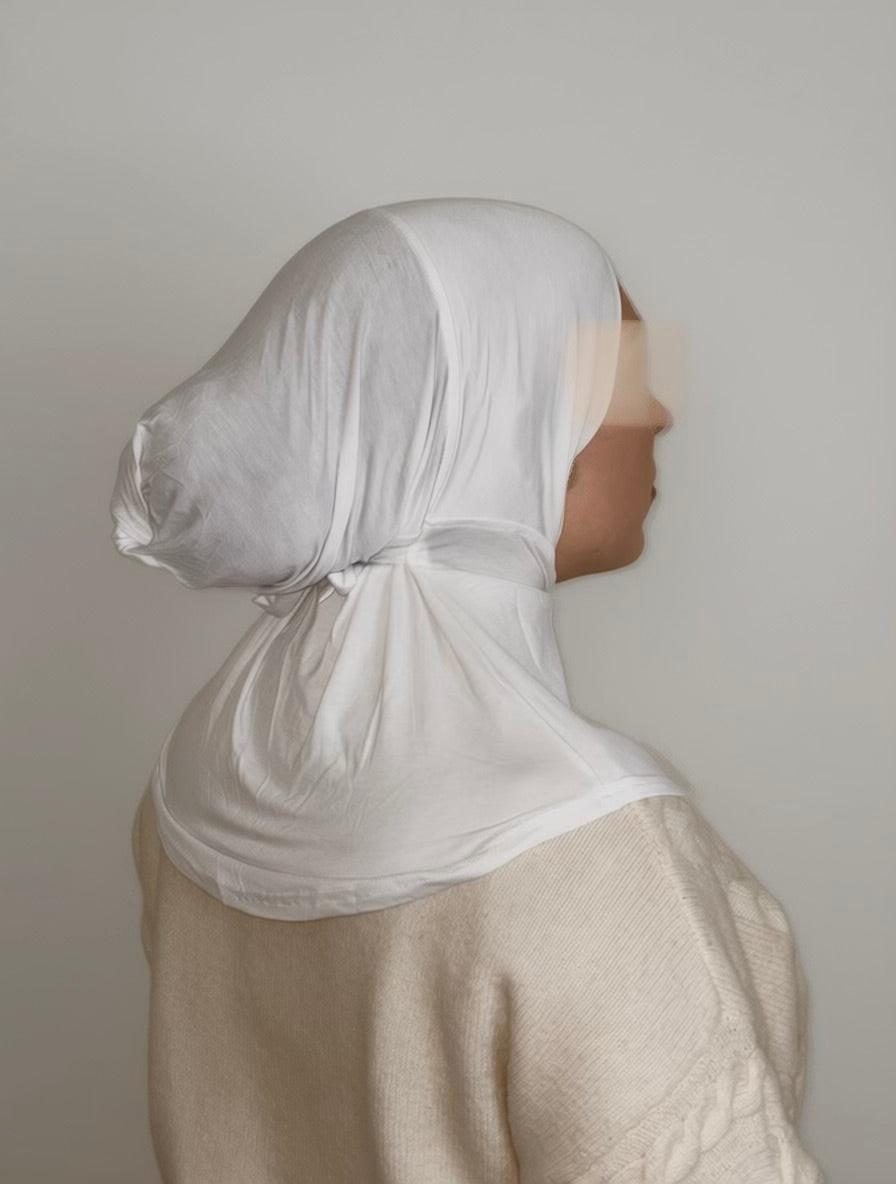 Bamboo Jersey Tie-Back Silhouette Cap