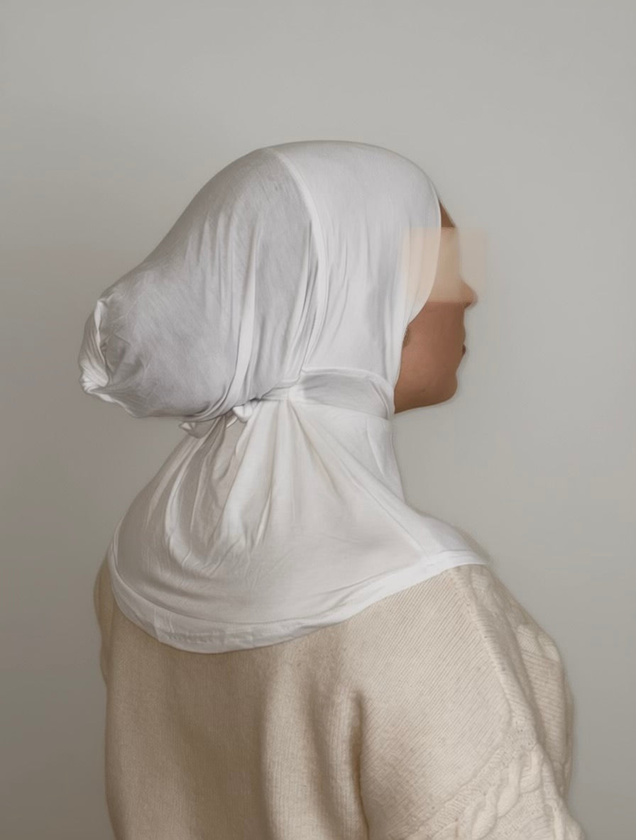 Bamboo Jersey Tie-Back Silhouette Cap