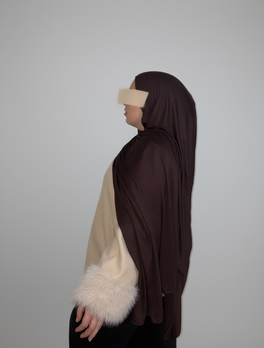 Date Palm Bamboo Jersey Hijab