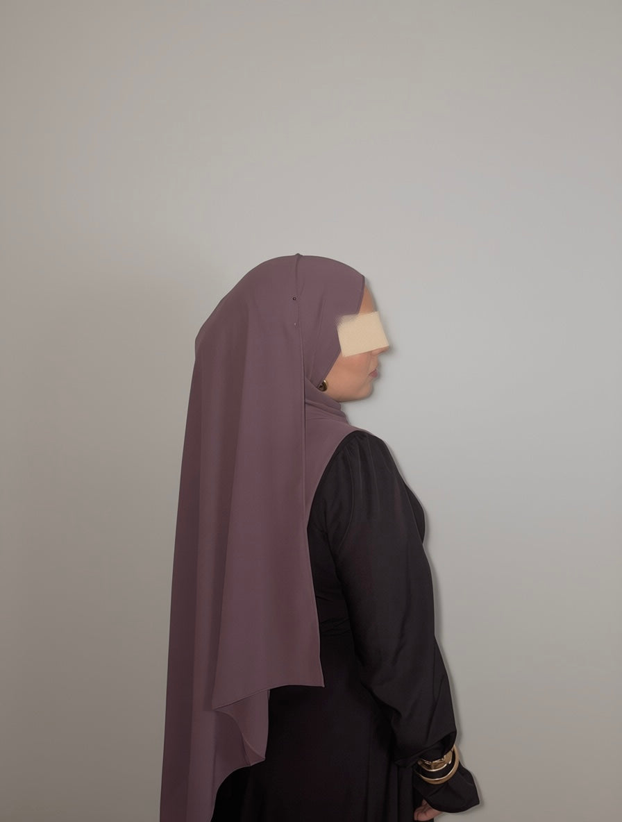 Fig Bloom Chiffon Hijab