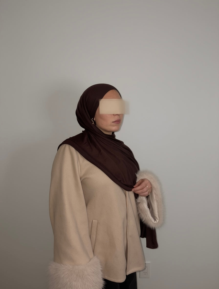 Date Palm Bamboo Jersey Hijab