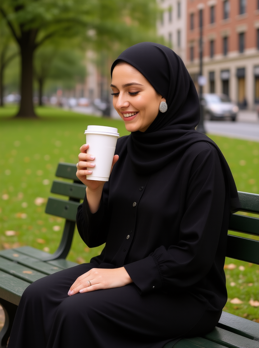 Noir Premium Chiffon Hijab