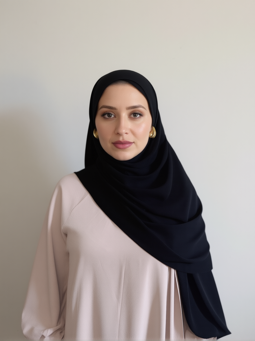 Noir Premium Chiffon Hijab