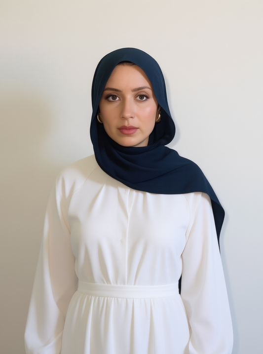 Midnight Green Chiffon Hijab