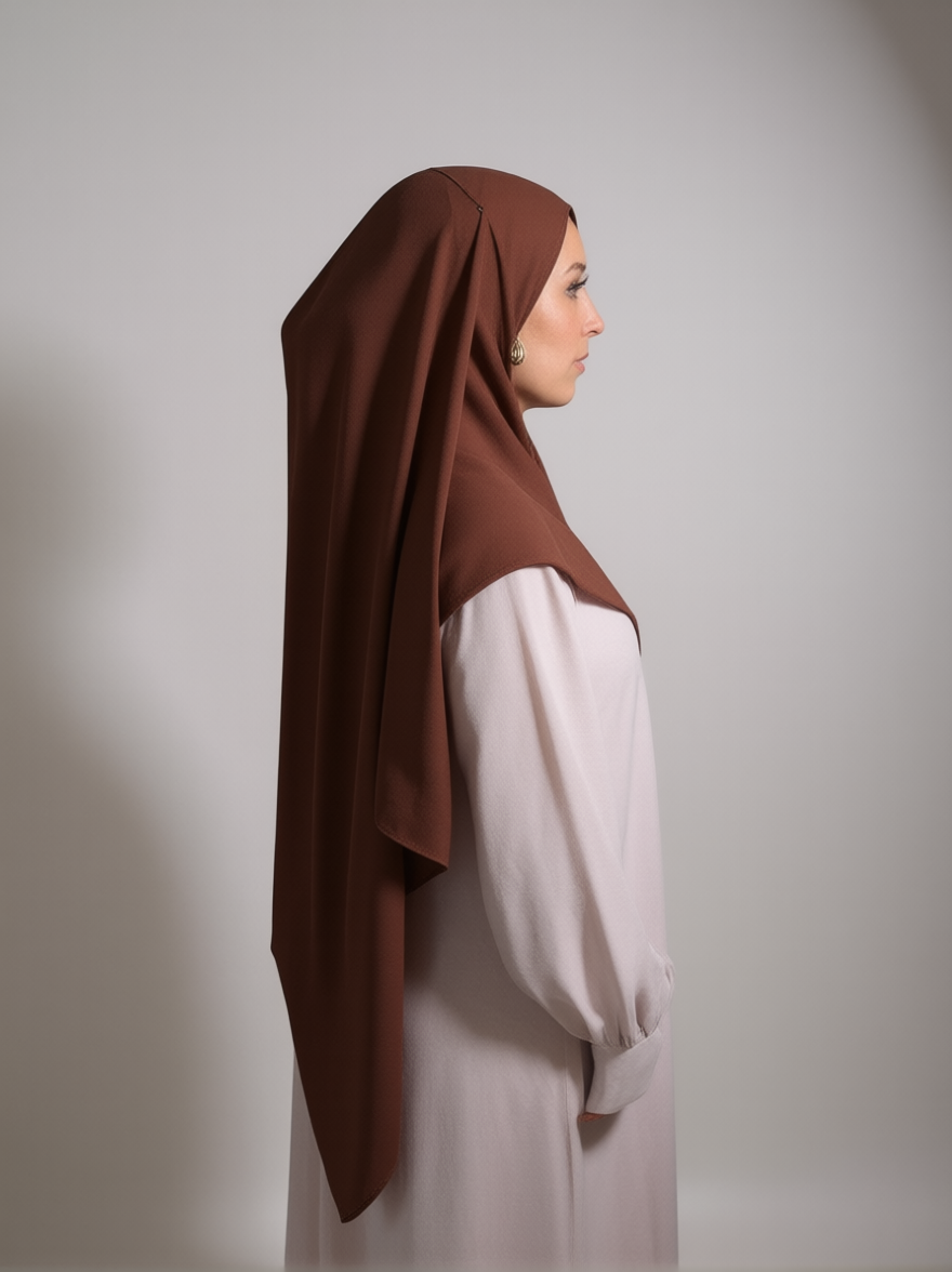 Mahogany Premium Chiffon Hijab