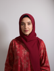 Garnet Red Premium Chiffon Hijab