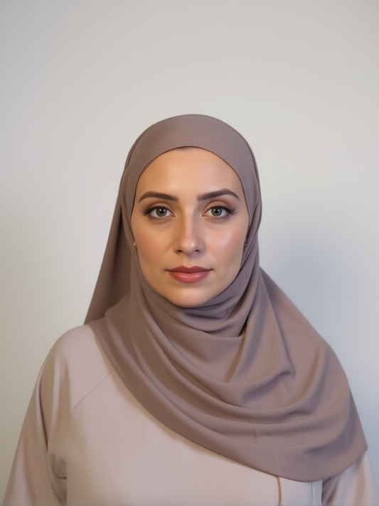 Desert Taupe Chiffon Hijab