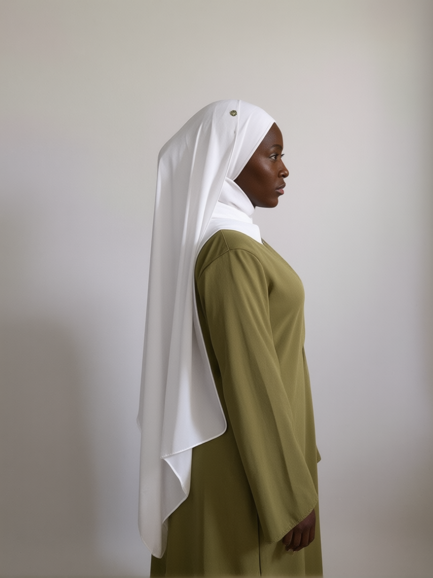 Off-White Chiffon Hijab