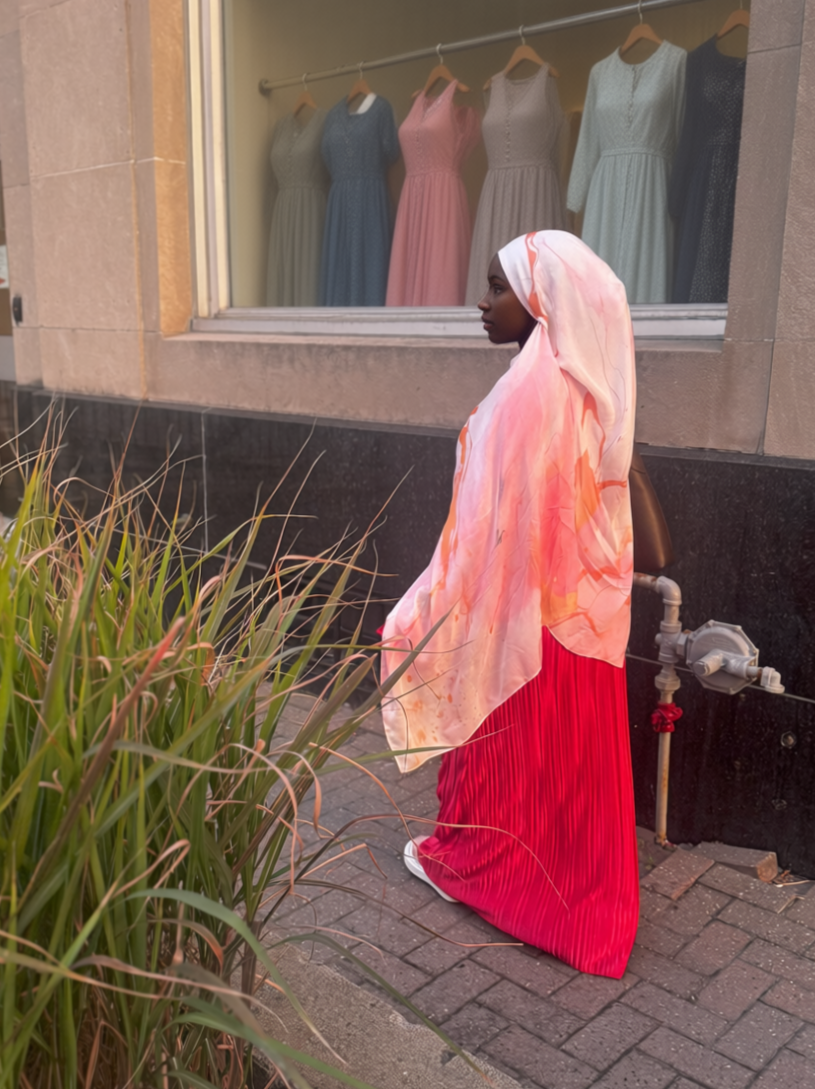 Desert Rose Printed Modal Hijab