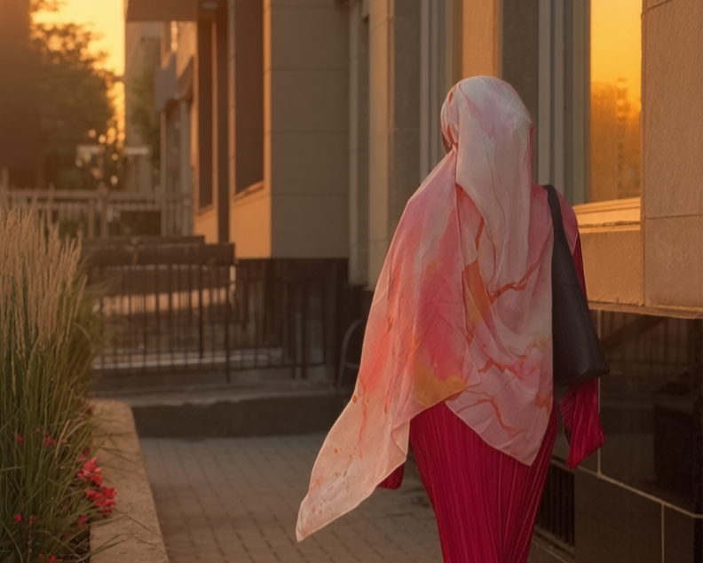 Desert Rose Printed Modal Hijab