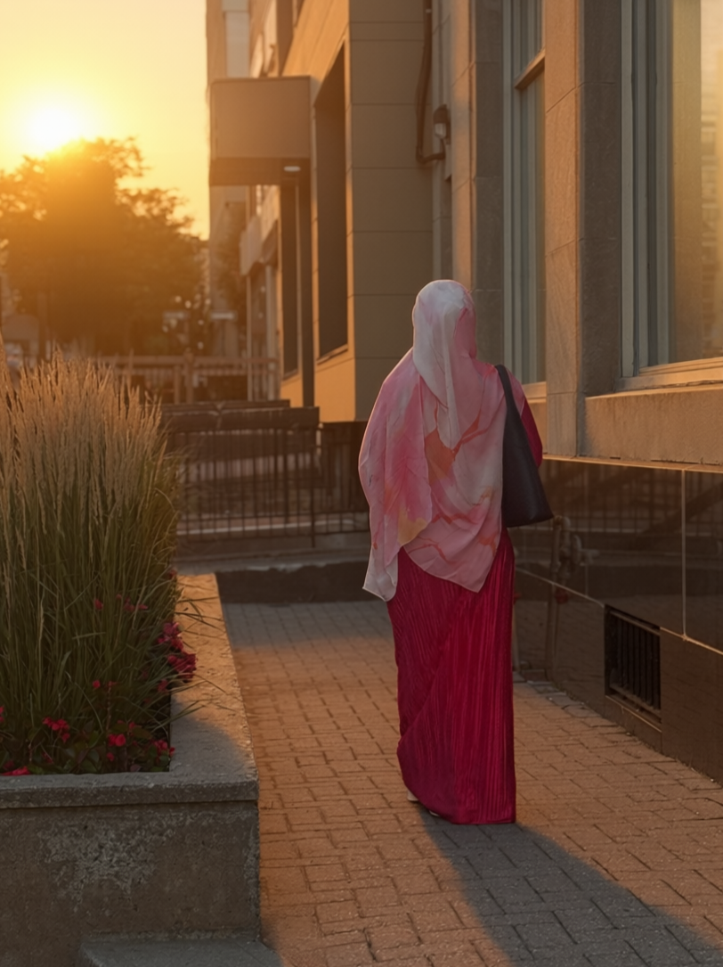 Desert Rose Printed Modal Hijab