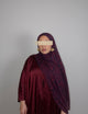 Pomegranate Paisley Hijab en Modal Imprimé
