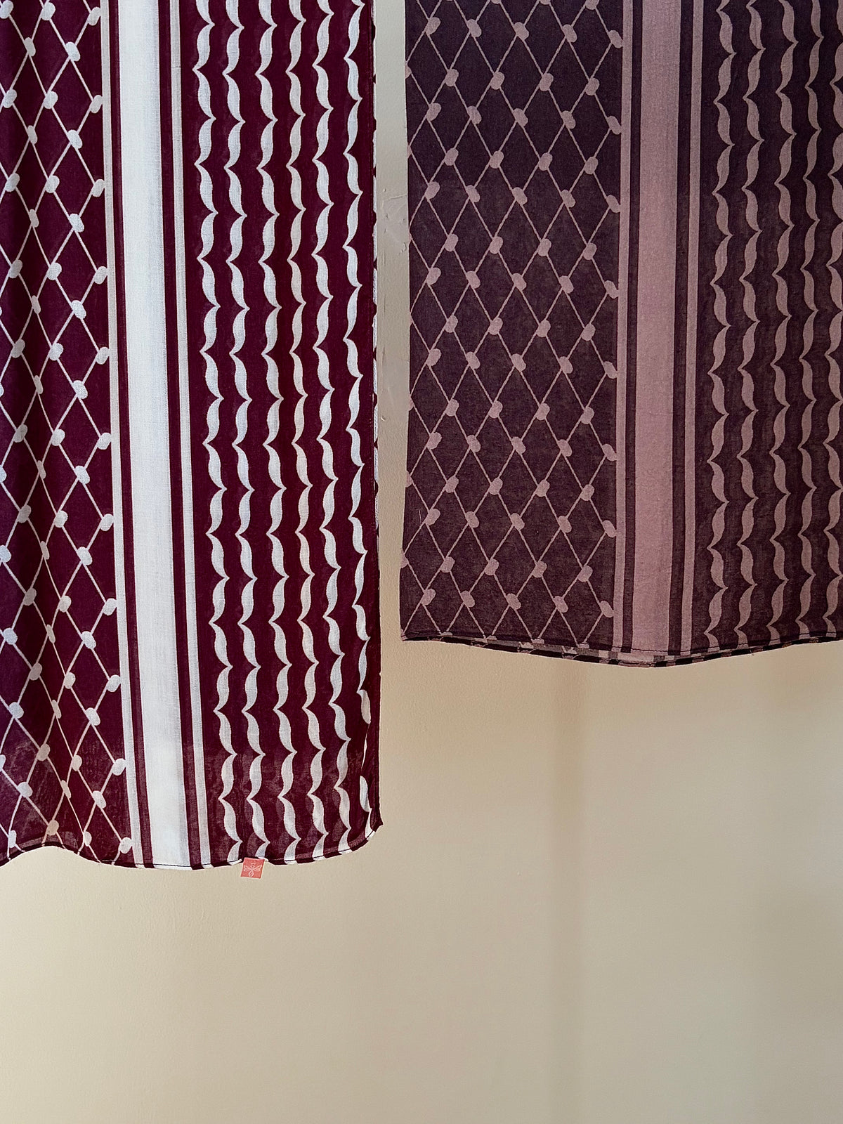 Mocha Keffiyeh Printed Modal Hijab