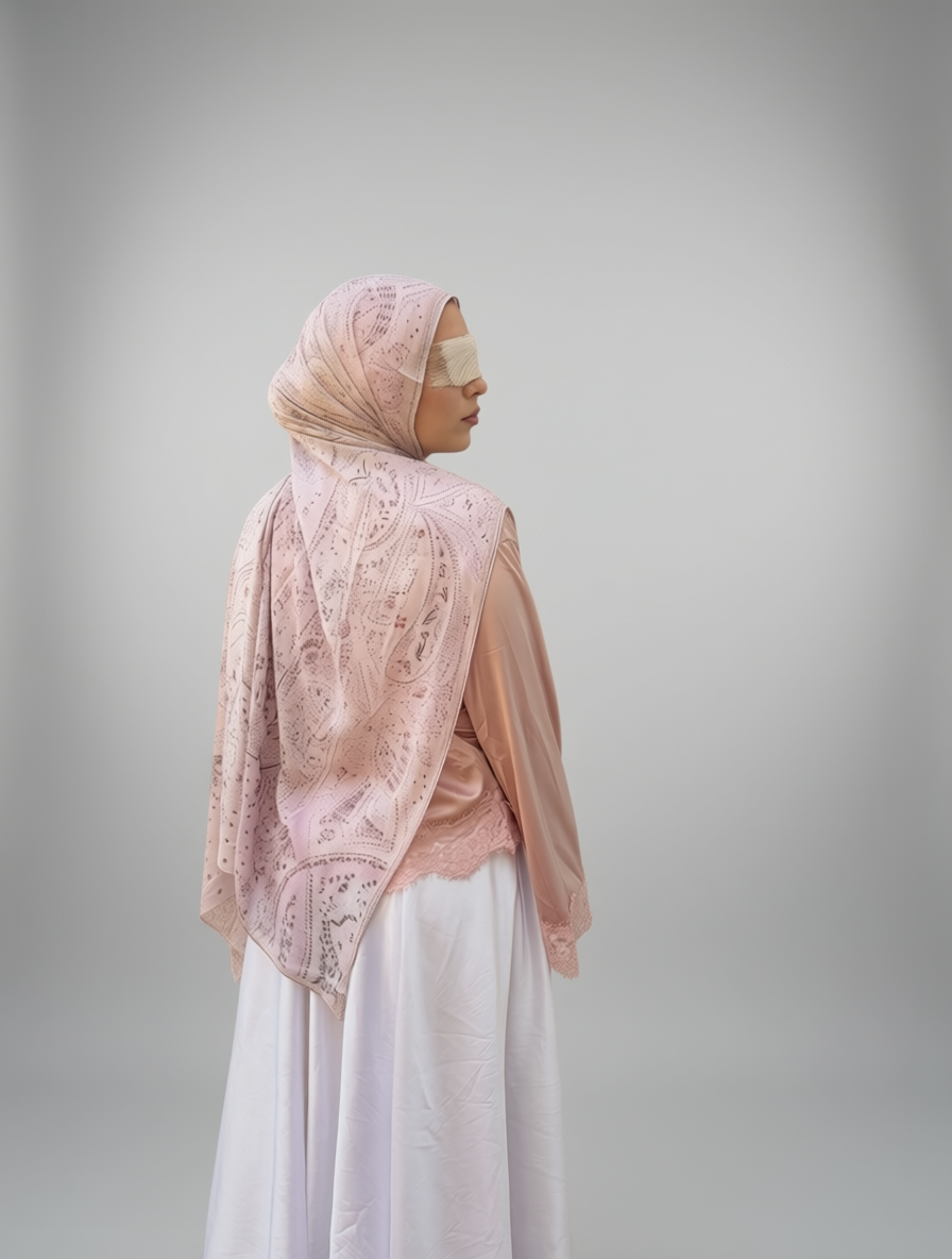 Seashell Paisley Printed Modal Hijab