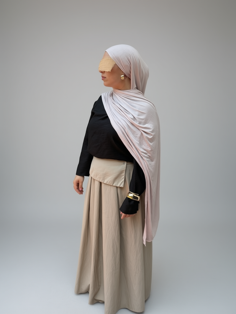 Vanilla Cream Premium Jersey Hijab