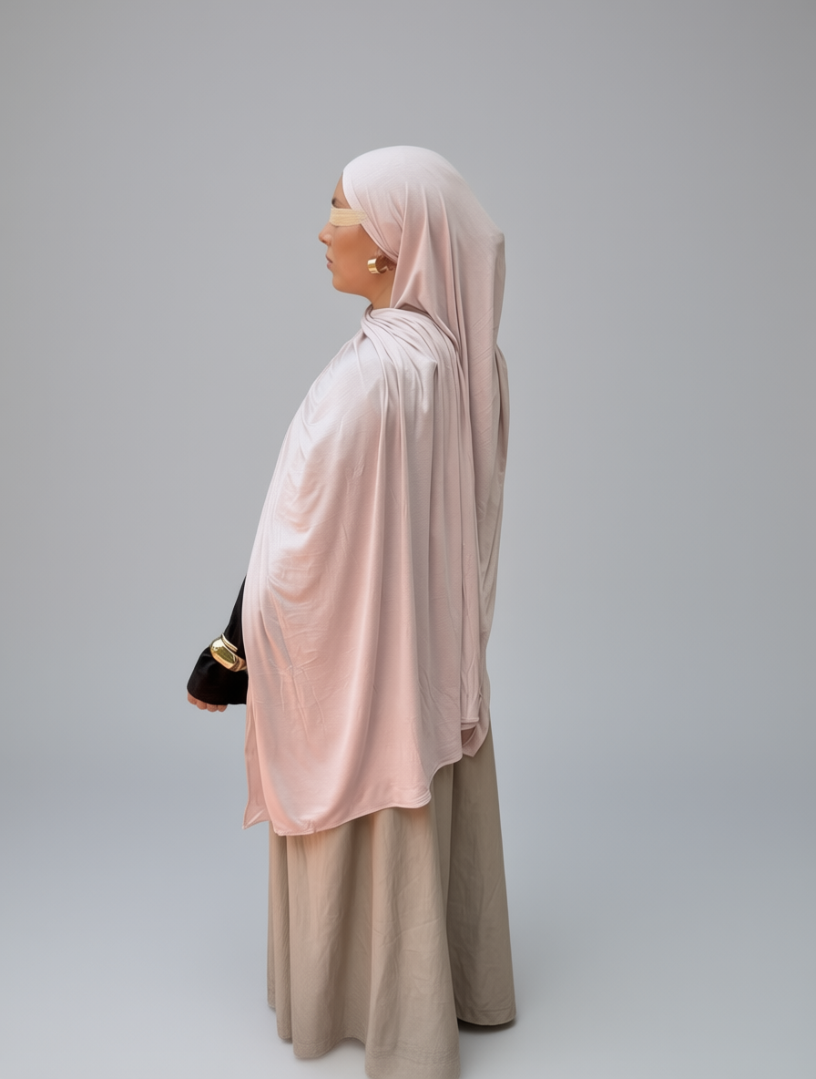 Vanilla Cream Premium Jersey Hijab