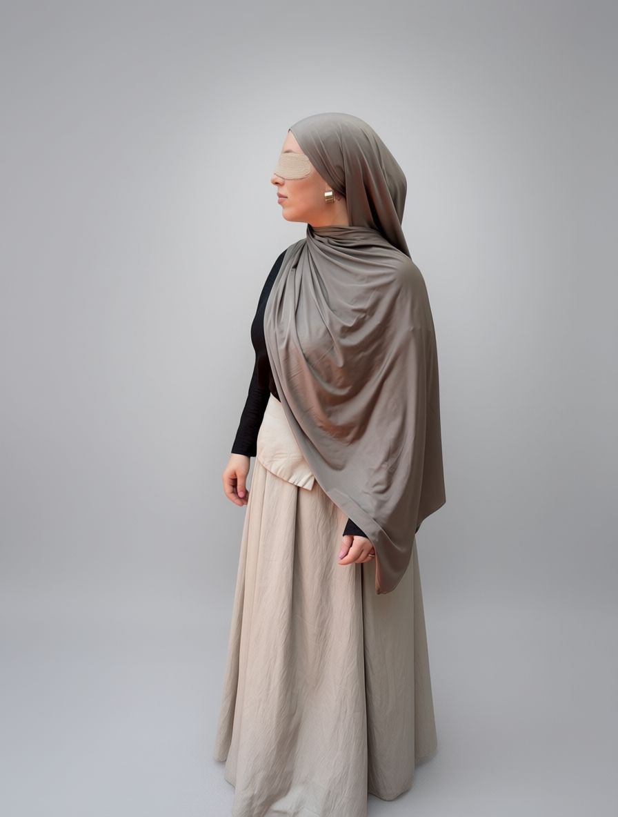 Faded Mink Liquid Jersey Hijab