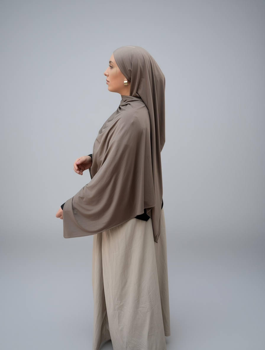 Faded Mink Liquid Jersey Hijab