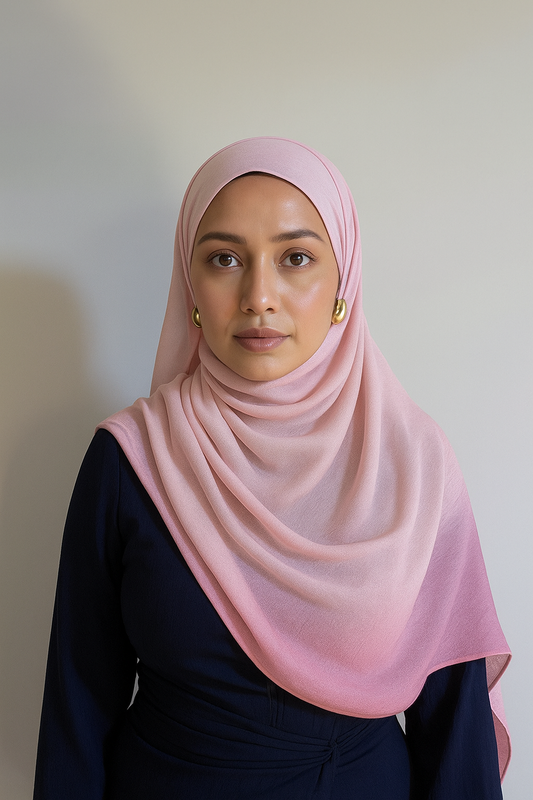 Ombre Pink Modal Hijab