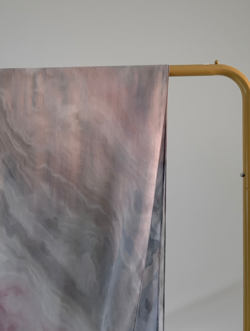 Rose Ash Printed Modal Hijab
