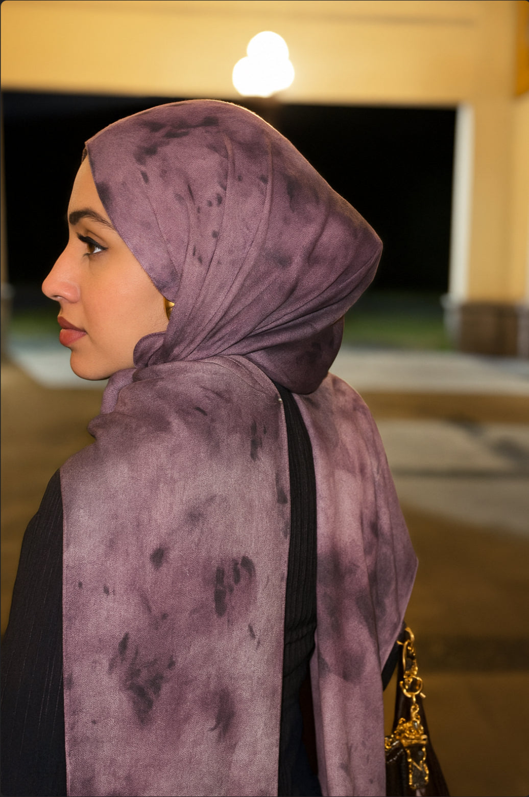 Amethyst Dust Printed Modal Hijab