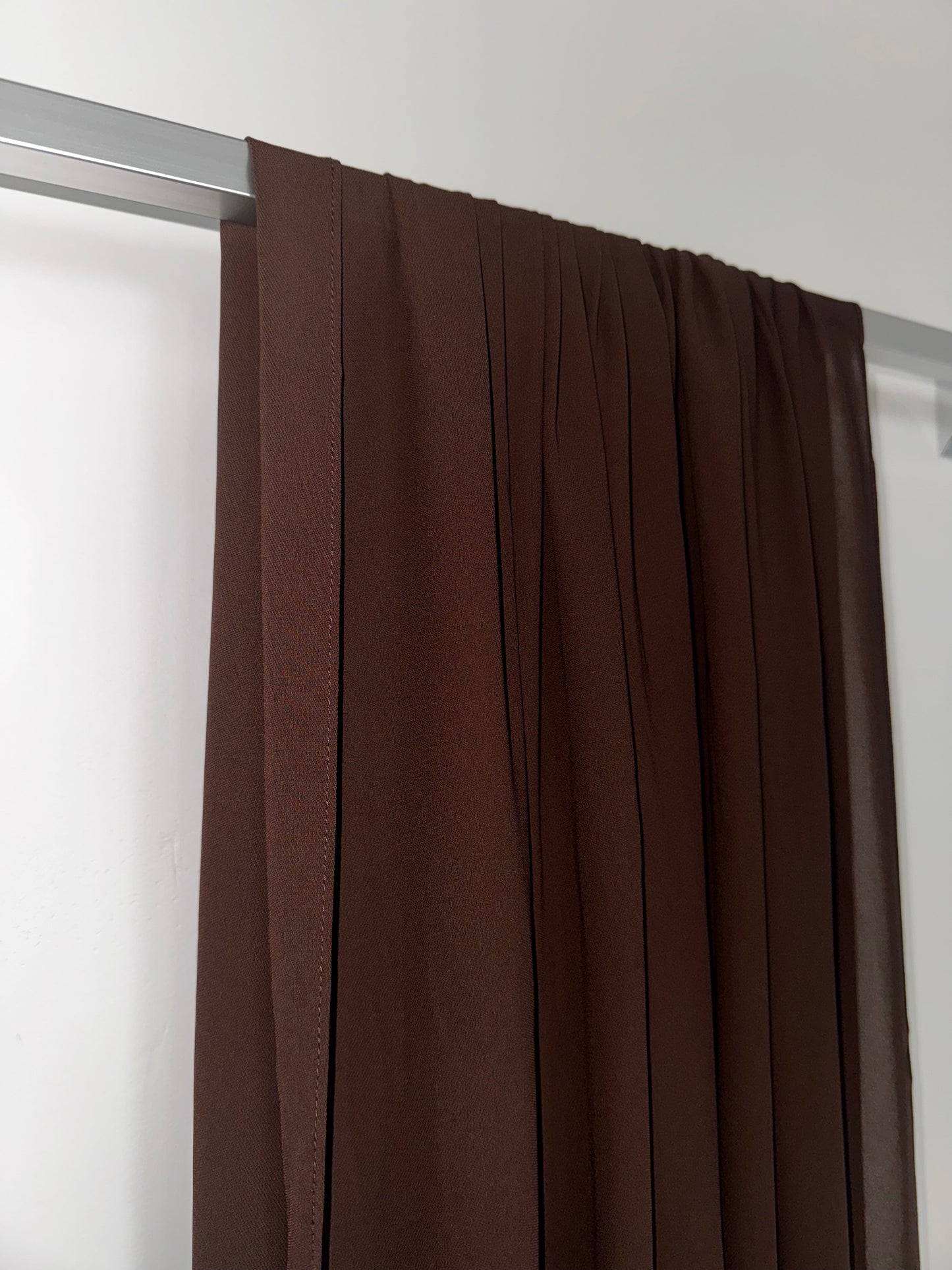 Espresso Brown Chiffon Hijab