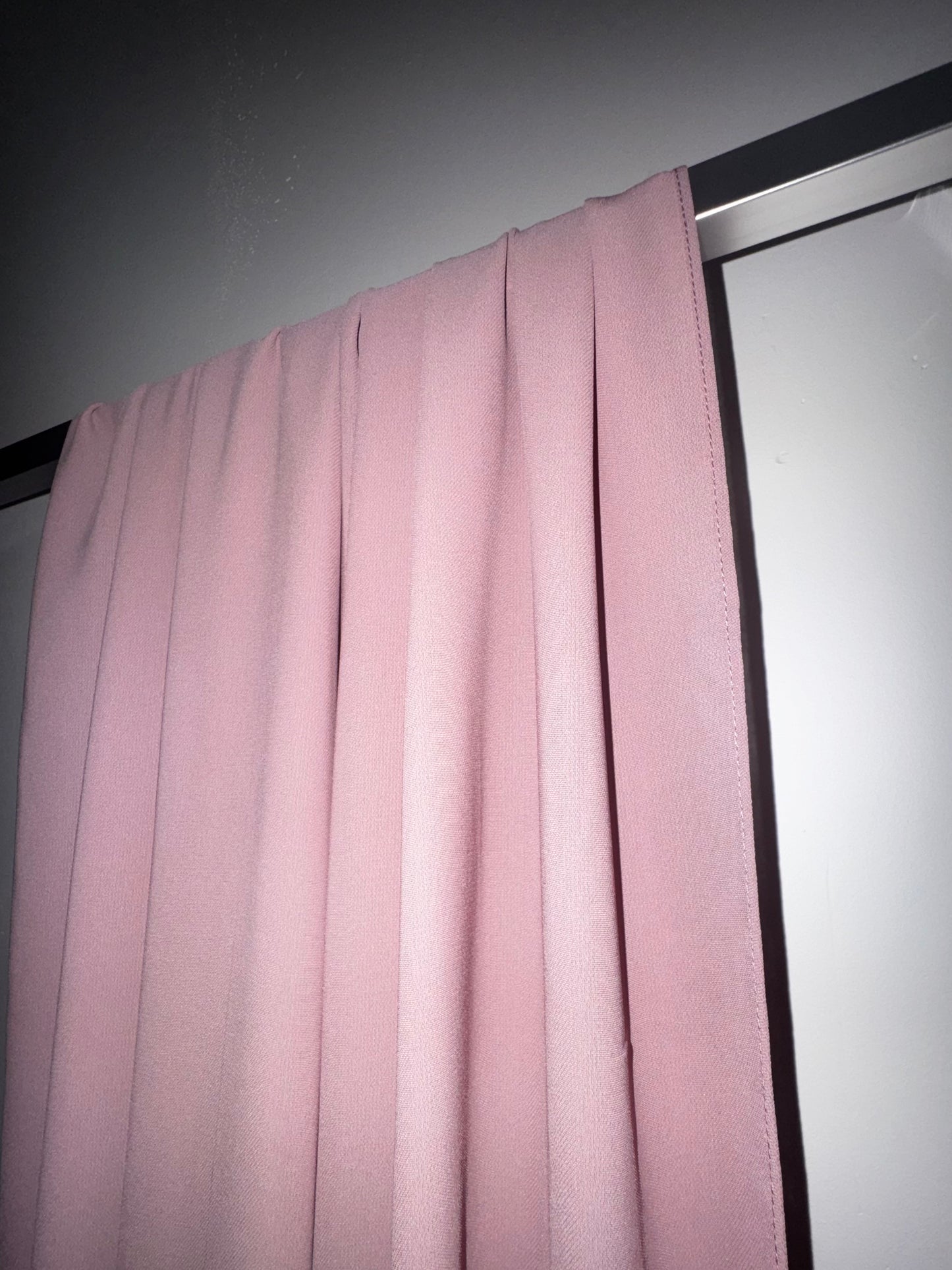 Raspberry Cream Chiffon Hijab