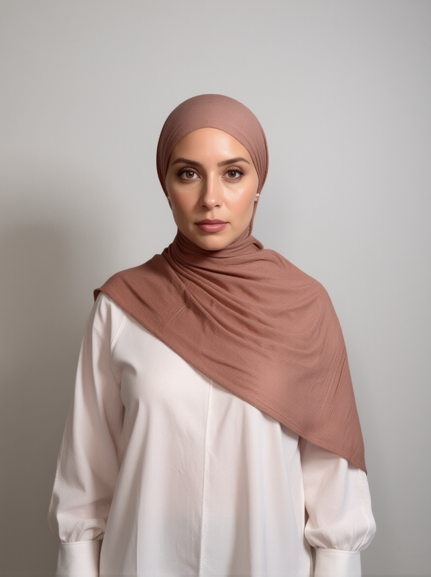 Rose Dawn Bamboo Jersey Hijab