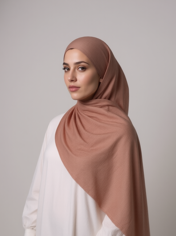 Rose Dawn Bamboo Jersey Hijab