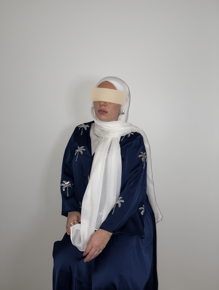 Modal Hijab Flowy Summer Set with cotton undercap