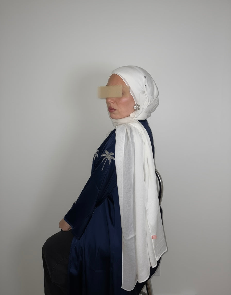 Modal Hijab Flowy Summer Set with cotton undercap