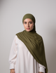 Zeytoun Green Premium Jersey Hijab