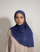 Dark Denim Premium Jersey Hijab
