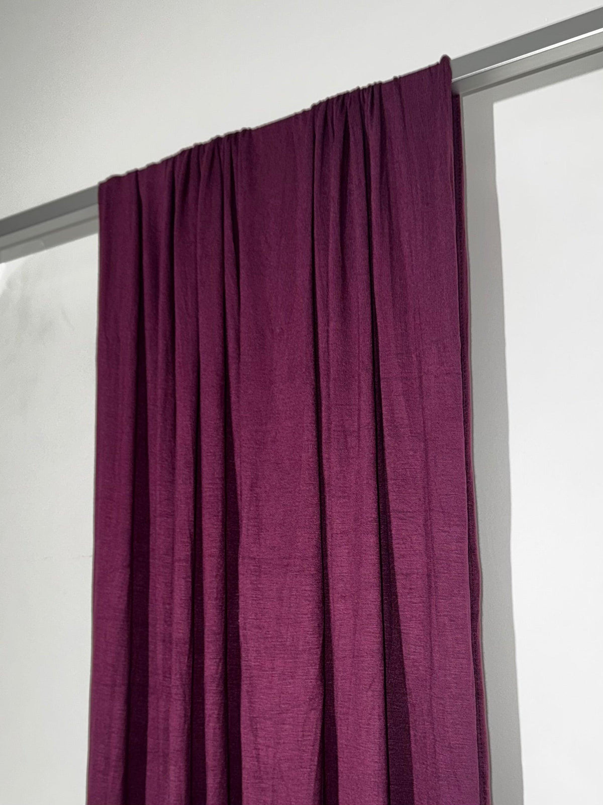 Purple Mauve Raisin Cotton Premium Jersey Jumbo Hijab