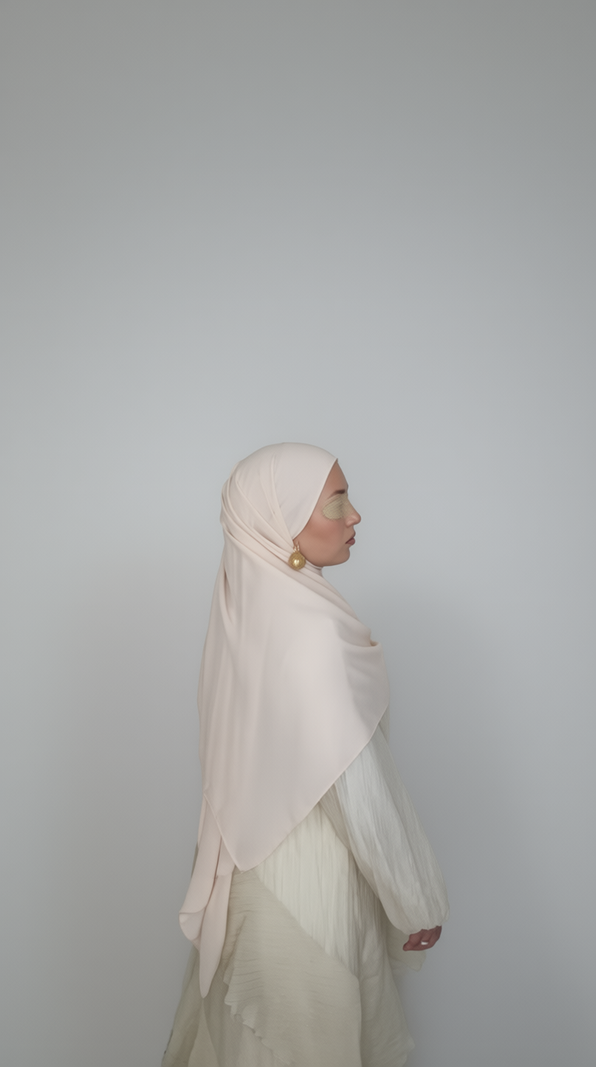 Buttercream Premium Chiffon Hijab
