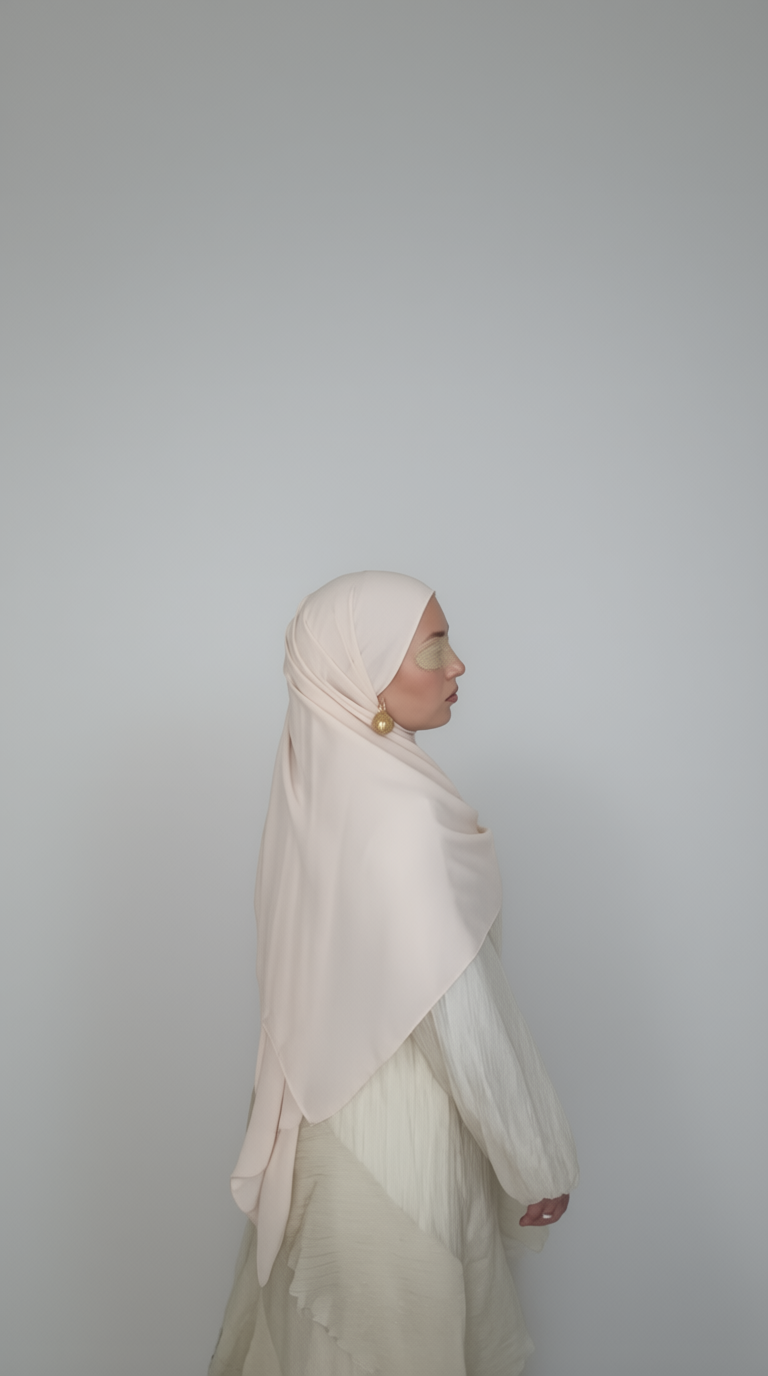 Buttercream Premium Chiffon Hijab