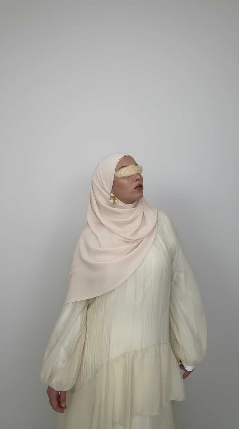 Buttercream Premium Chiffon Hijab
