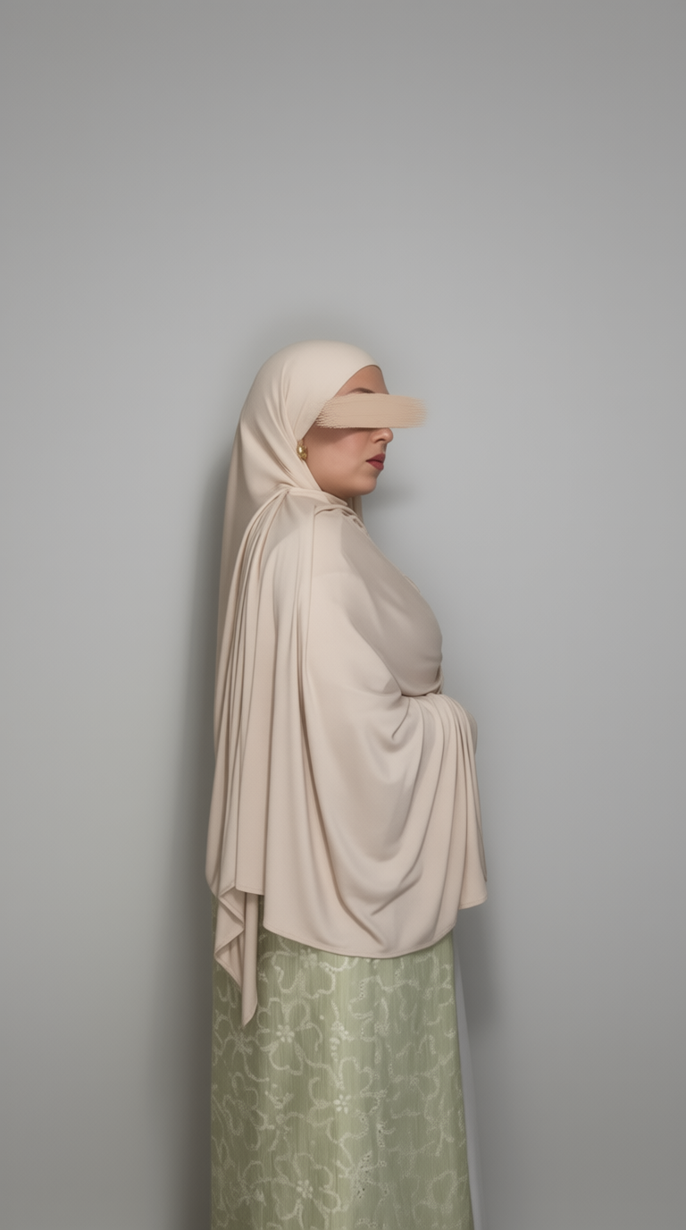 Buttercream Premium Jersey Hijab