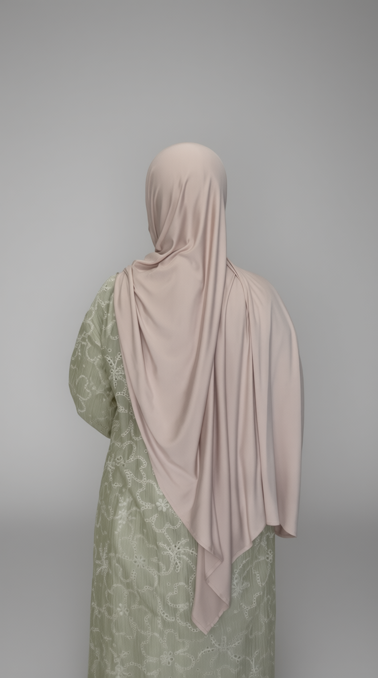 Buttercream Premium Jersey Hijab