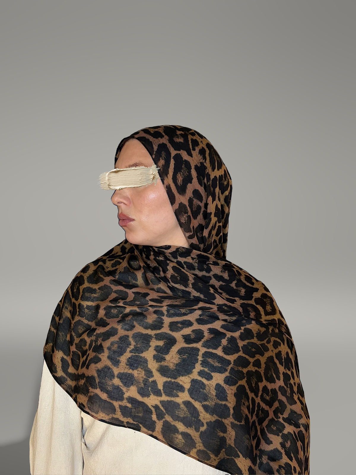 Cheetah Printed Modal Hijab